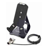 Secure Tablet Stand w/ K-Slot Cable Lock - Locking Tablet Holder for 7.9in-13in Tablets - Universal Adjustable Tablet Mount for Desk/Surface - Lockable Anti-Theft Security Mount