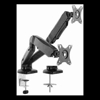 Brateck Dual Monitor Interactive Counterbalance LCD VESA Desk Clamp and Grommet Mount Fit most 17''-32'' Monitors Up to 9kg per screen(new)