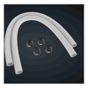 CORSAIR Sleeving Kit for AIO CPU Coolers - 400mm - White, TWO-YEAR WARRANTY