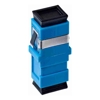 SC OS1/OS2 Singlemode Through Coupler Flangeless Simplex | Blue