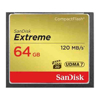 SanDisk 64GB Extreme CompactFlash Card with (write) 85MB/s and (Read)120MB/s - SDCFXSB-64G