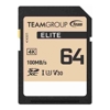 Team Group Elite A1 MicroSDXC Memory Card 64GB, R/W (Max) 100MB/s 50MB/s, 1500/500 IOPs, V30, UHS-I U3 With SD Adapter