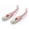 ALOGIC 10m Pink 10GbE Shielded CAT6A LSZH Network Cable