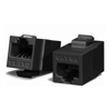 Serveredge Universal Cat6A UTP RJ45 Modular Keystone Coupler - BLACK 