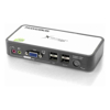 Serveredge 2-Port USB / VGA Desktop KVM Switch With Audio & USB Hub2.0  - Includes Cables