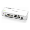 Serveredge 2-Port USB / DVI Desktop KVM Switch With Audio & USB Hub2.0  - Includes Cables