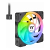 Thermaltake CL-F167-PL12SW-A, SWAFAN EX12, Size: 120mm, Airflow: 57.11CFM, Noise: 30.6dBA, ARGB, Black, Pack of 3, 2 Year Warranty