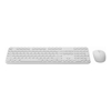 RAPOO X260S Wireless Optical Mouse  Keyboard Black - 2.4G Connection, 10M Range, Spill-Resistant, Retro Style Round Key Cap, 1000DPI - White