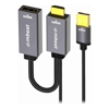 mbeat Tough Link HDMI to DisplayPort Adapter with USB Power  Seamless Signal Transfer  Plug-and-Play Convenience Cable Length: 15cm