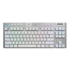 Logitech G915 TKL Tenkeyless Wireless RGB Gaming Keyboard Tactile White Bluetooth enabled device with Windows 8 or later, macOS X 10.11 or later,
