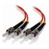 ALOGIC 1m ST-ST Multi Mode Duplex LSZH Fibre Cable 62.5/125 OM1