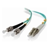 ALOGIC 1m LC-ST 10G Multi Mode Duplex LSZH Fibre Cable 50/125 OM3