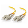ALOGIC 0.5m SC-SC Single Mode Duplex LSZH Fibre Cable 09/125 OS2