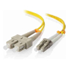 2M LC-SC SINGLE MODE DUPLEX LSZH FIBRE CABLE 09/125 OS2