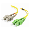 ALOGIC 2m SCA-SC Single Mode Duplex LSZH Fibre Cable 09/125 OS2