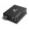 Serveredge Single Mode Duplex Media Converter - 10/100/1000 SFP Type LC Connector -10Km