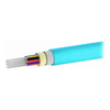 6 Core Indoor / Outdoor Riser Multimode OM3 Fibre Cable -Aqua 
