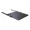 Serveredge 1RU Sliding Shelf Suitable for 800mm Deep Server Cabinets - Adjustable from 550mm to 740mm