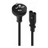 ALOGIC 0.5m Aus 2 Pin Mains Plug to IEC C7 - Male to Female