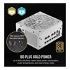 CORSAIR RMx Shift White Series, RM850x Shift White, 850 Watt, 80 PLUS GOLD, Fully Modular Power Supply