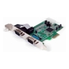StarTech PEX2S553 Serial Adapter - Low-profile Plug-in Card - PCI Express - PC, Mac, Linux - 2 x Number of Serial Ports External