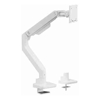 Brateck LDT81-C012-W NOTEWORTHY HEAVY-DUTY GAS SPRING MONITOR ARM For most 17"~49" Monitors, Fine Texture White (new)