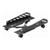 mbeat activiva Heavy-Duty PC Mobile Floor Stand with Casters Black Adjustable Width and Length 16cm to 30cm  Support Device Weight 25kg