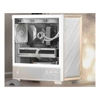 Antec Flux ATX, White Premium Birch Trim, 5x white PWM Performance Fans. Ultra Cooling Design, PWM ARGB Controller w/ MB Sync, Mid Tower Case