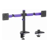 Brateck LDT89-C024 Matte Black Amethyst Articulating Gaming Dual Monitor Arm (new)