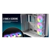 Antec C120R Reverse Fan White ARGB 3PK Performance 120mm PWM Fan FAN: 4-pin PWM | LED: 3-pin  Vibration Absorbing and Anti-Noise Pads