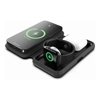 Cygnett MagTravel 15W 3-in-1 Wireless Charger - BlacK (CY4530WIRDE),MagSafe  Qi2 Compatible,1M USB-C Cable, Perfect for Travel, 2 Years Warranty