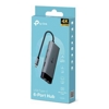 TP-LINK 6 PORT HUB, USB-C(1), USB-A(2), RJ45(1), HDMI 4K(1), 1YR