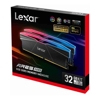 Lexar LD5U16G60C28BR-RGD ARES 2nd Gen U-DIMM DDR5 6000 32GB Kit (16GB*2), CL28, RGB Black, dual pack