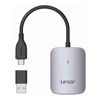 Lexar CFexpress Type A USB-C Reader  transfer speeds up to 900MB/s it is backwards compatible with UHS-I cards and has a USB-C connector