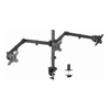 mbeat activiva Triple-Screen Articulating Monitor Arm Ideal for a seamless triple monitor setup (13"-27"), it offers flexible positioning