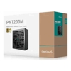 Deepcool PN1200M  Black Power Supply Unit, 135mm Fan, Japanese Bulk Capacitor, Active PFC + Half Bridge SRC LLC + DC to DC, ATX12V V3.1