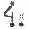 Brateck LDT92-C012P-B Future-Proof Heavy-Duty Pole-Mounted Gas Spring Monitor Arm, Fit Screen Size: 24"-57" Up to 27 KG (new)