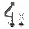 Brateck LDT92-C012UCP-B Future-Proof Heavy-Duty Pole-Mounted Gas Spring Monitor Arm with USB-A/USB-C Ports (new)