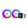 Zalman ALPHA2 DS A24 WHITE, CPU Liquid Cooler with 2.73'' IPS LCD Screen, 2x120mm ARGB Fan, Socket: Intel LGA 1851/1700/1200/115X, AMD AM5/AM4, 5 Year Warranty