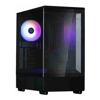 Zalman P10 Black, Mini-Tower, Tempered Glass, Drive Bays, 2x Combo (3.5" Or 2.5"), 1x 2.5", Expansion Slot: 5, Motherboard Support: mATX / Mini-ITX, Pre-Installed Fan: 1x 120mm ARGB, 1 Year Warranty