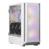 Zalman I6 WHITE, Mid-Tower, Tempered Glass, Drive Bays: 2x3.5"(Cage), 3x2.5", Expansion Slot: 7, Motherboard Support: E-ATX/ATX/mATX/Mini-ITX, Pre-Installed Fan: 4x140mm, RGB, White, 1 Year Warranty