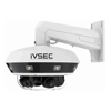 IVSEC DOME IP CAMERAS 20MP USING 4-DIRECTIONAL 5MP MULTISENSOR 25FPS IP67 IR