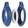 WATERPROOF SECURE HOLDER WITH KEY RING FOR AIRTAG - BLUE