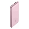 BELKIN BOOSTCHARGE PWRBANK, 10K mAh, USB-C(1), USB-A(2) 15W,USB-A TO C CABLE INCL - PINK