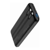 CHOETECH B654 10000mAh Pwer Bank 22.5W USB-A / USB-C / micro USB with built-in USB-C / Lightning cable - black