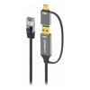 mbeat Tough Link 3m USB  USB-C to RJ45 Ethernet Cable - Space Grey