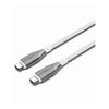 Cygnett Armoured USB-C to USB-C (2.0) Cable (2M) - White(CY4677PCTYC),5A/100W, Braided, 480Mbps Transfer,Fast Charge, Best for Laptop,5 Years Warranty