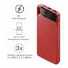 Cygnett ChargeUp Boost 4th Gen 10K mAh Power Bank -Red(CY4749PBCHE)Triple Port(Dual USB-A 15W + 1xUSB-C 15W),15cm USB-C Cable,15W Max,2 Years Warranty