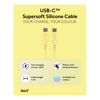 SPLASH by 3sixT USB-C to USB-C Cable 1.5m 60W - Lemon