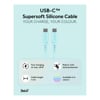 SPLASH by 3sixT USB-C to USB-C Cable 1.5m 60W - Mint